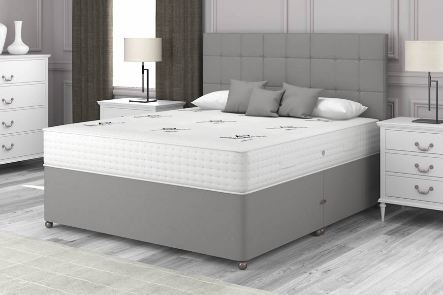 View Platinum Grey 2000 Firm Pocket Spring Contract Bed 46 Double Aristocrat information