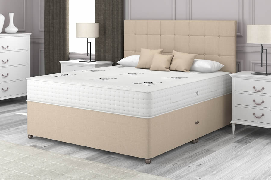 View Stone Cream 2000 Firm Pocket Spring Contract Bed 50 Kingsize Aristocrat information