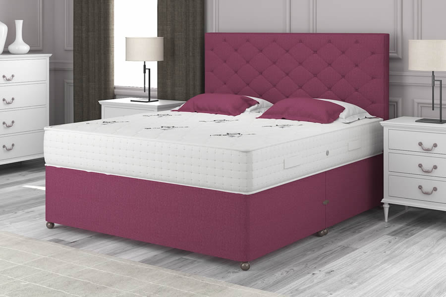View Linosa Pink 2000 Pocket Spring Contract Bed 50 King Size Empress information