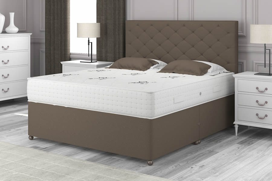 View Mocha Brown 2000 Pocket Spring Contract Bed 60 Super King Size Empress information