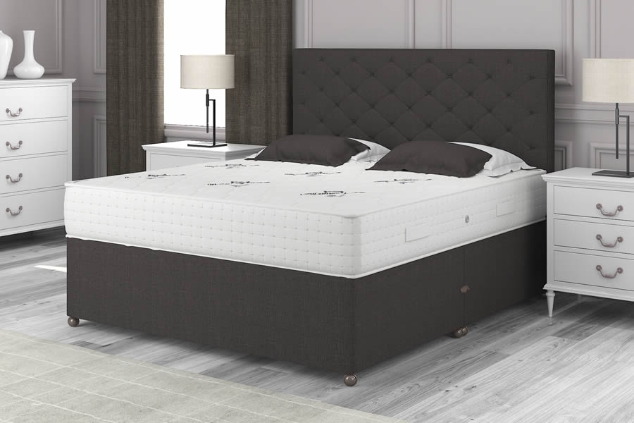 View Truffle Brown 2000 Pocket Spring Contract Bed 40 Small Double Empress information
