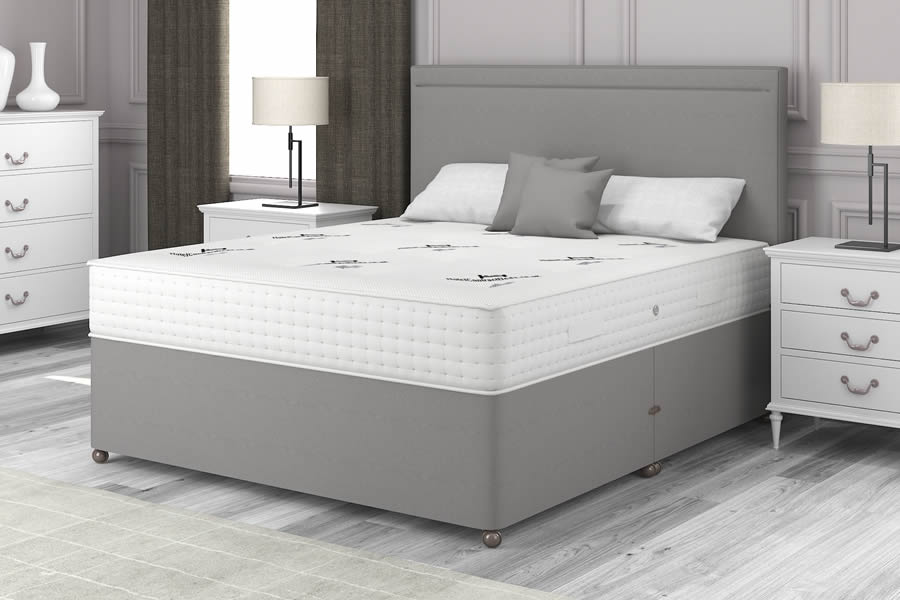 View Platinum Grey 3000 Pocket Spring Contract Bed 26 Small Single Marquess information