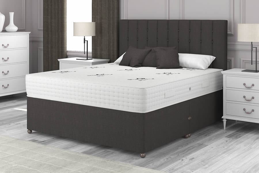 View Truffle Brown 1500 Pocket Spring Contract Bed Firm 60 Superking Size Posture information