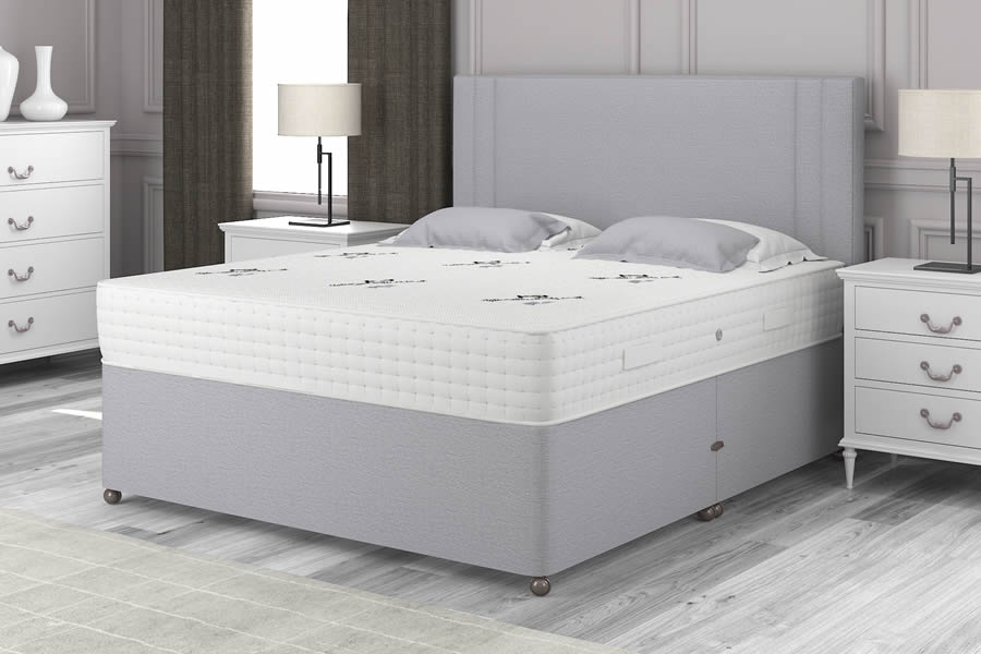 View Grey 2000 Pocket Spring Contract Bed Firm 50 Kingsize Posture information