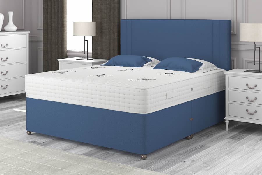 View Sapphire Blue 2000 Pocket Spring Contract Bed Firm 40 Small Double Posture information