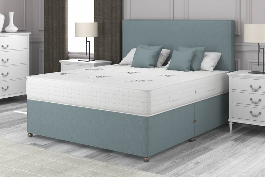 View Duckegg Blue 3000 Pocket Spring Contract Bed 46 Double Posture 3000 information