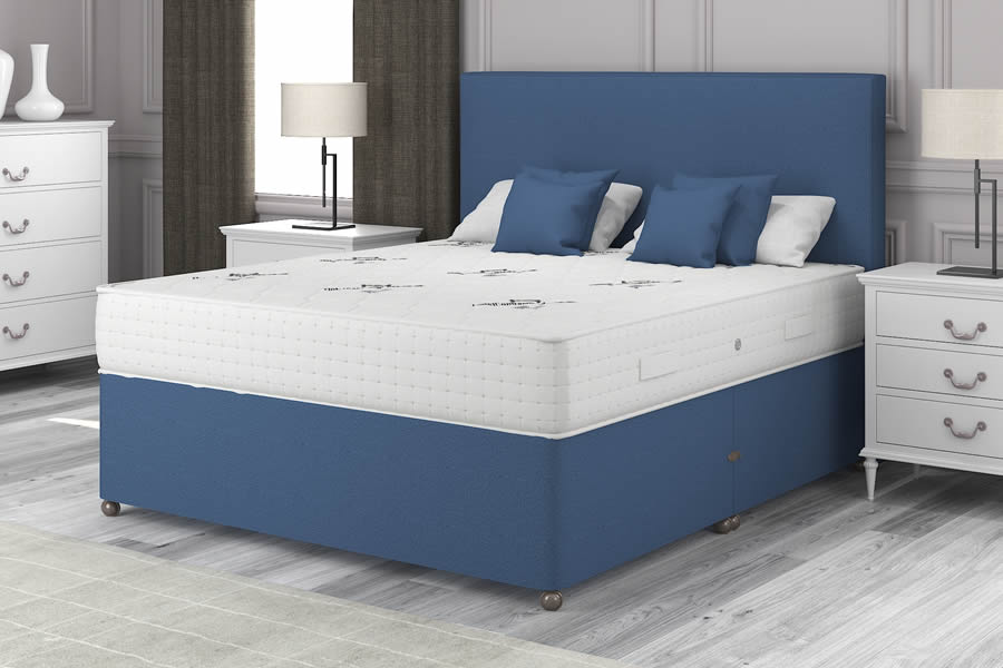 View Sapphire Blue 3000 Pocket Spring Contract Bed 26 Small Single Posture 3000 information