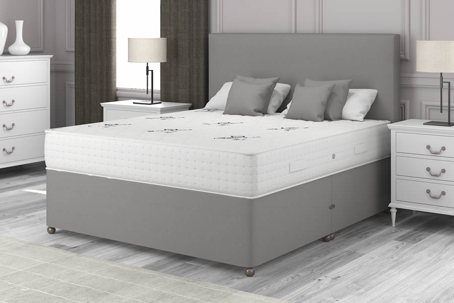 View Platinum Grey 1000 Pocket Spring Contract Bed 40 Small Double Senator 1000 information