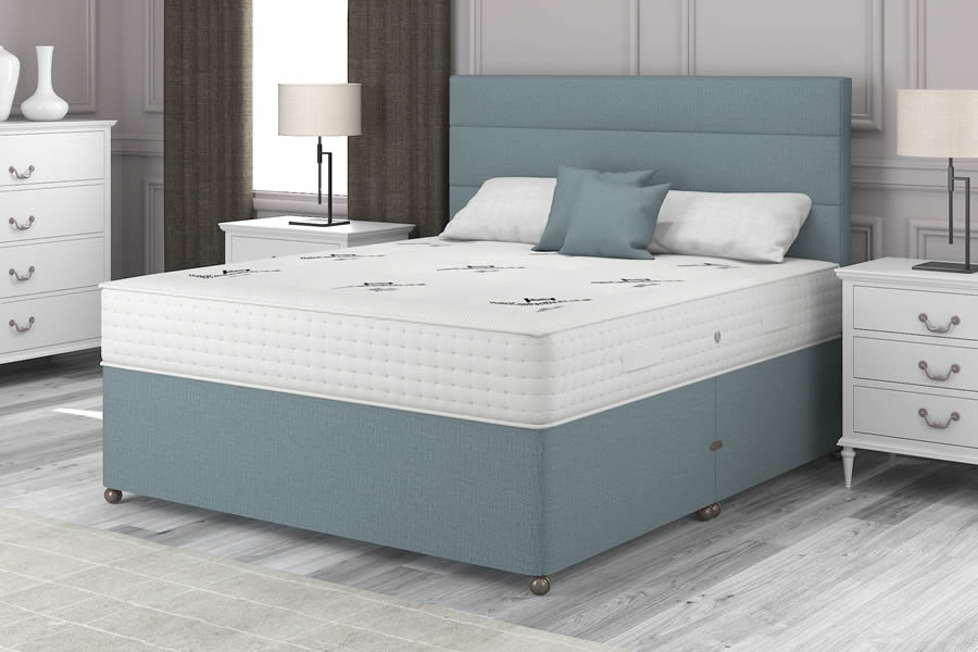 View Duckegg Blue 2000 Pocket Spring MediumFirm Contract Bed 40 Small Single Regal 2000 information