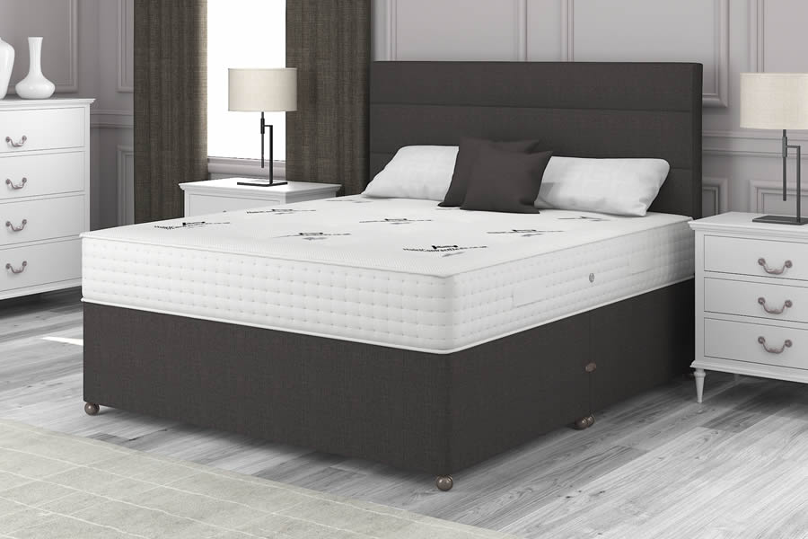 View Truffle Brown 2000 Pocket Spring MediumFirm Contract Bed 50 Kingsize Regal 2000 information