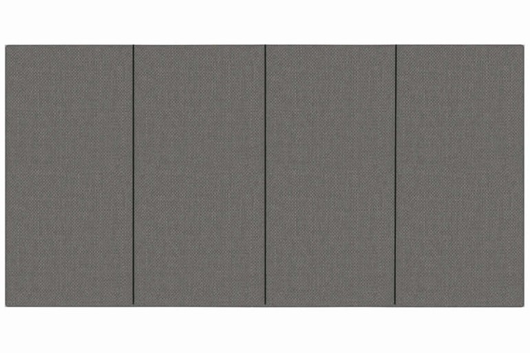 Platinum 2'6'' Small Single Fabric Headboard With Vertical Stitching ...