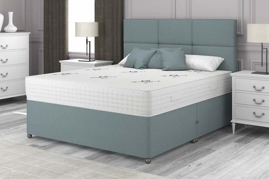 View Duckegg Blue Firm Contract Bed 60 Super Kingsize Ortho Comfort information