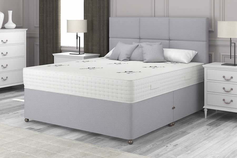 View Grey Firm Contract Bed 60 Super Kingsize Ortho Comfort information