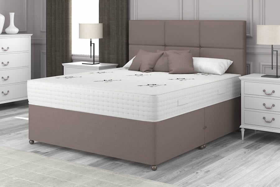 View Slate Brown Firm Contract Bed 60 Super Kingsize Ortho Comfort information