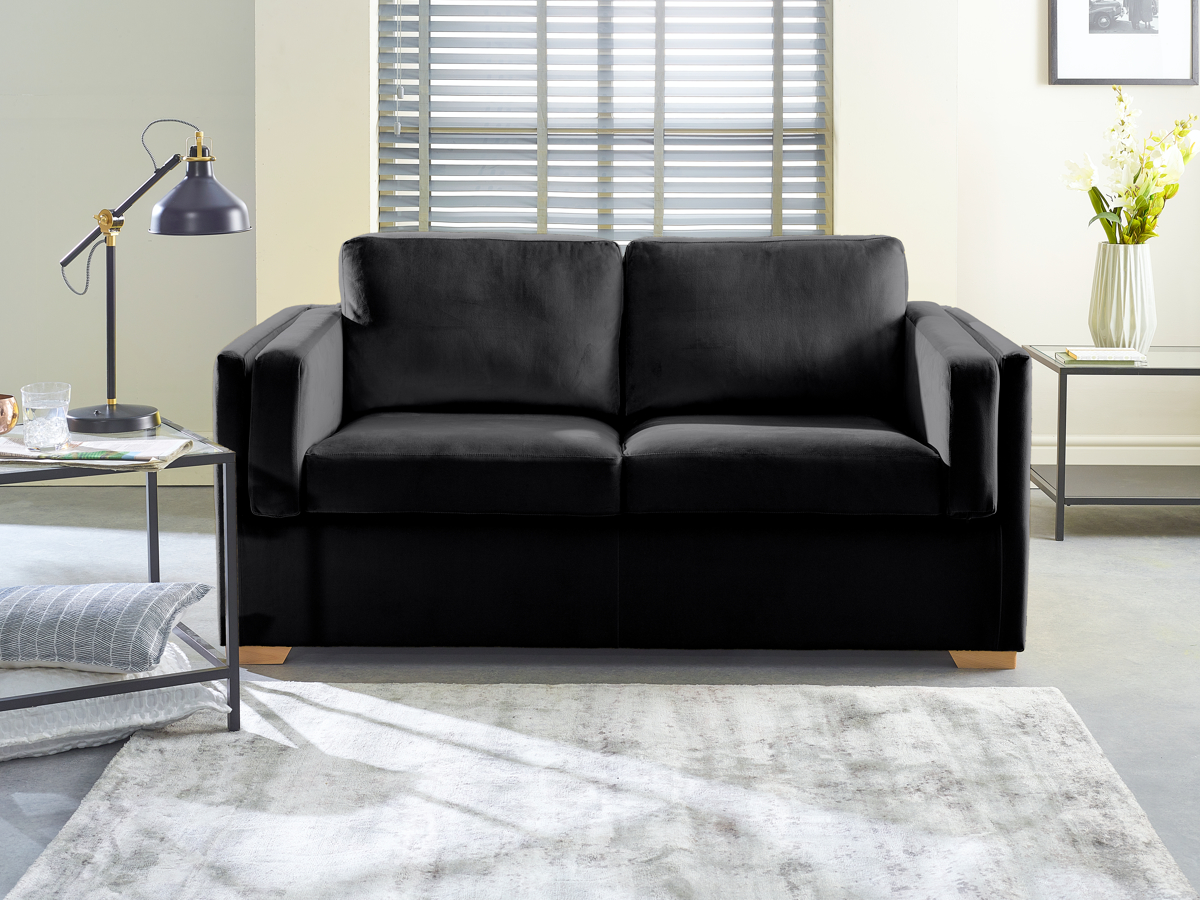 View Charcoal Fabric 3 Seater Contract Sofabed Houston information