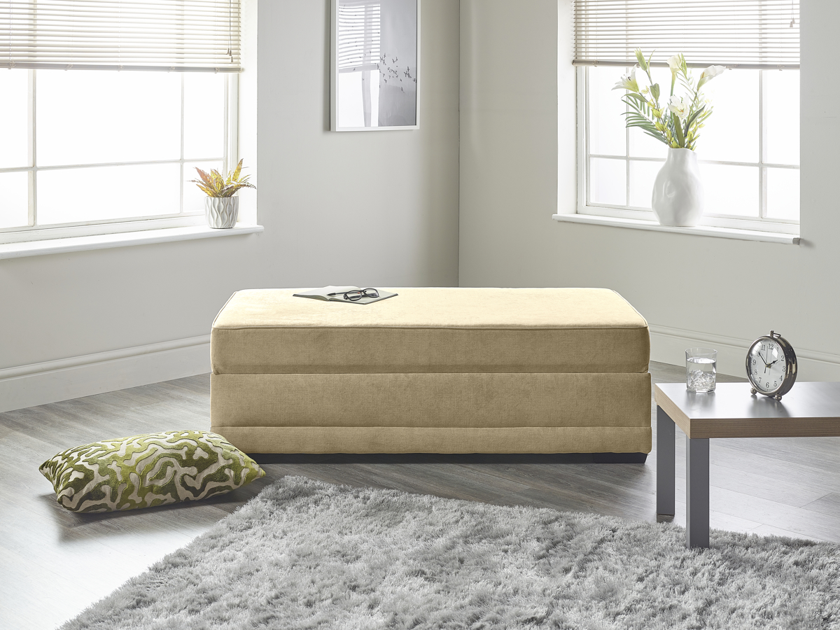 View Fudge Fabric 2 Seater Contract Sofabed Compact Boxbed Boston information