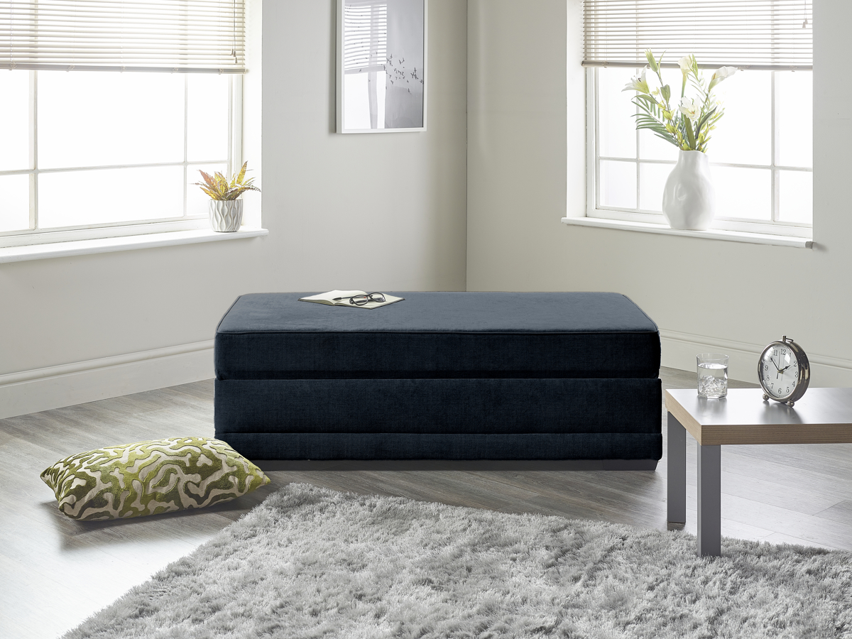 View Midnight Fabric 2 Seater Contract Sofabed Compact Boxbed Boston information