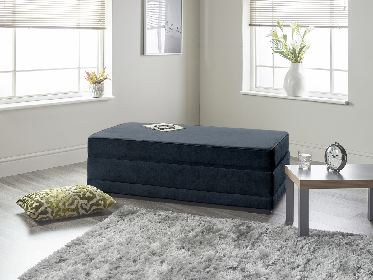View Midnight Fabric 3 Seater Contract Sofabed Compact Boxbed Boston information