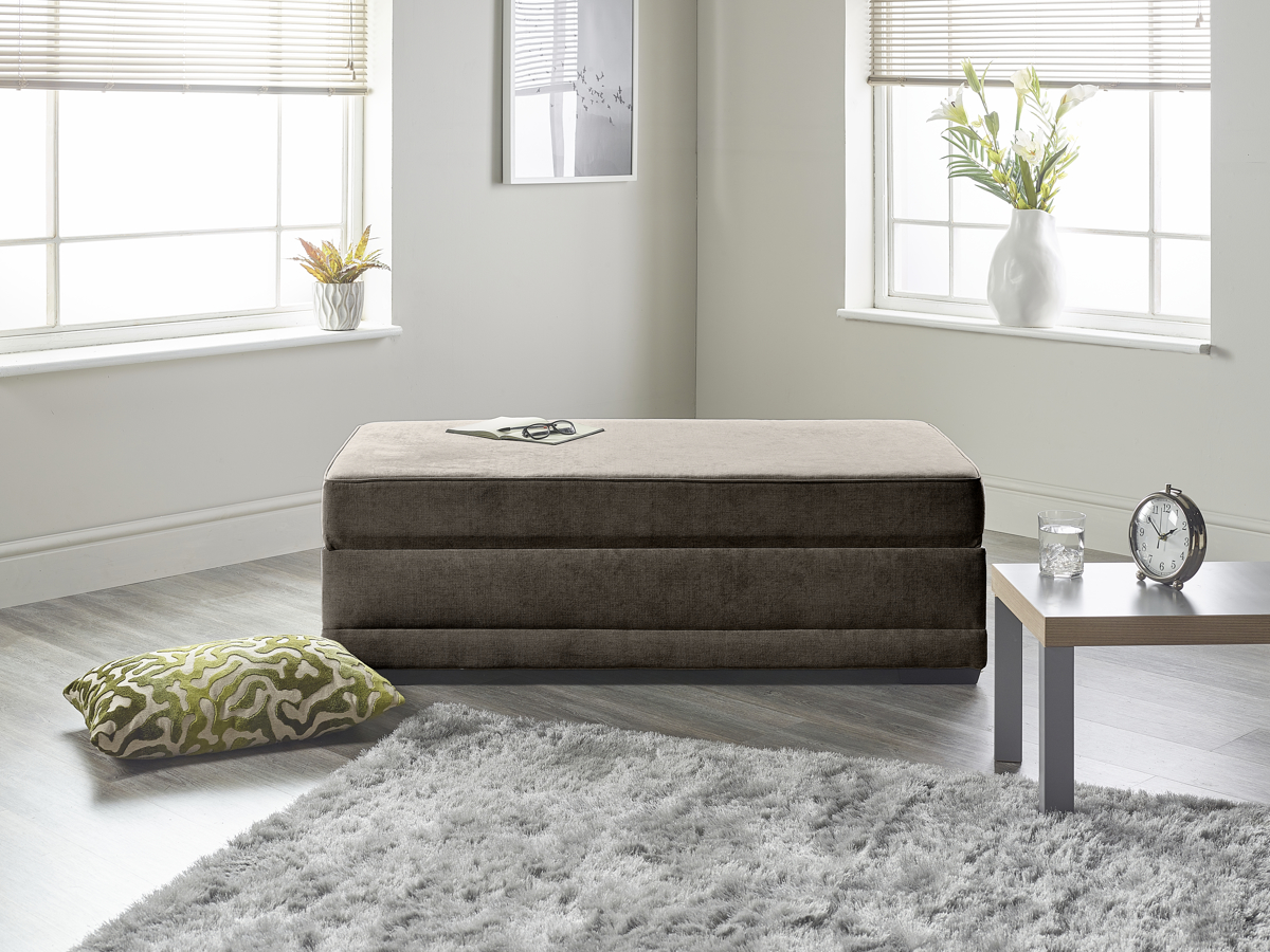 View Slate Fabric 2 Seater Contract Sofabed Compact Boxbed Boston information
