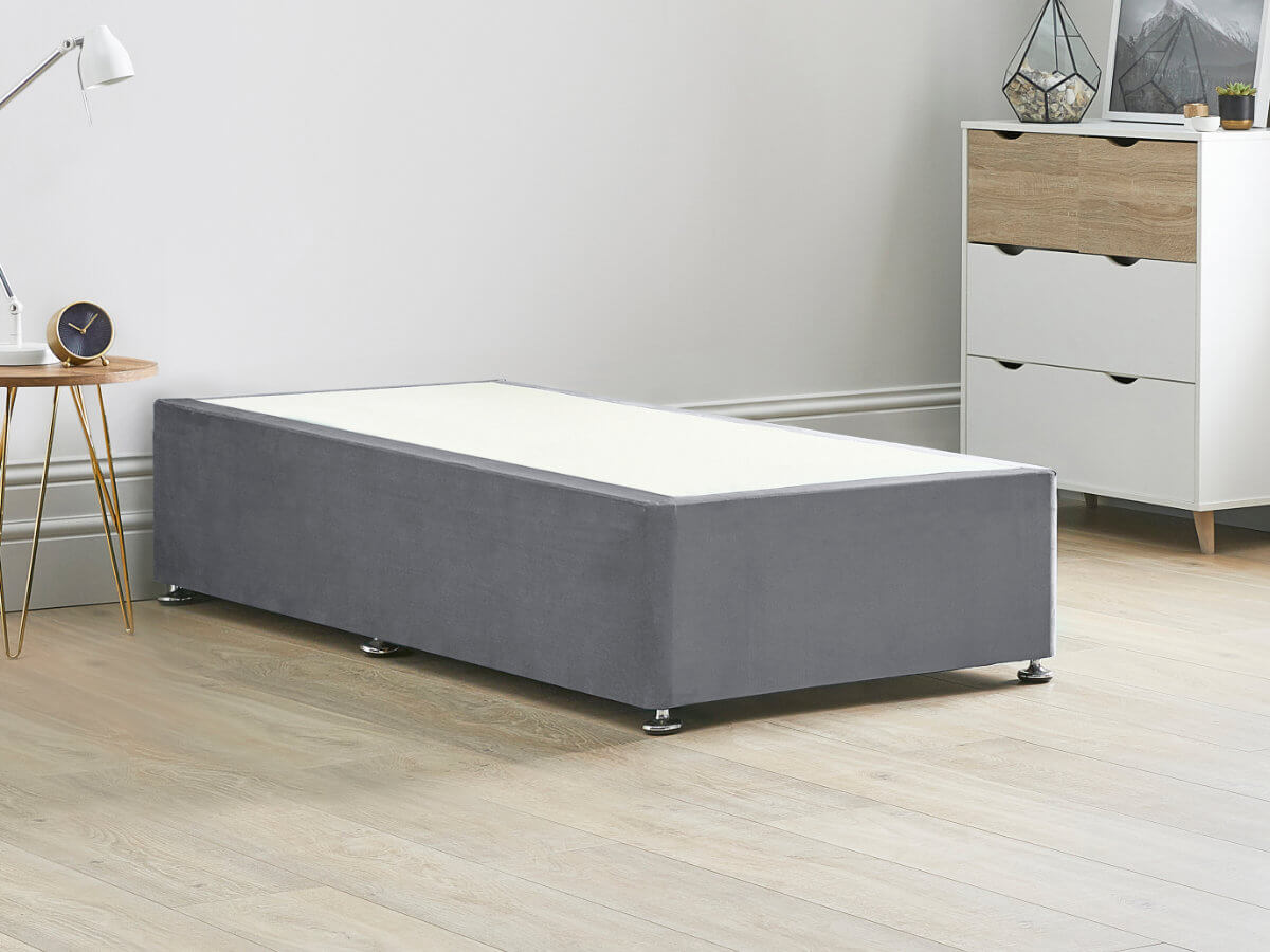 single divan bed base and mattress