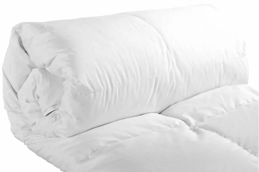 View King 50 Hollowfibre Spring Back Duvet 105 Tog Luxuriously Comfortable Contract HypoAllergenic Polyester Filling Cotton Cover information