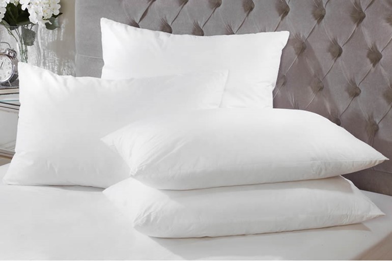 White Goose Feather & Down Pillow Insert - 14 x 36, Luxury Pillow Insert