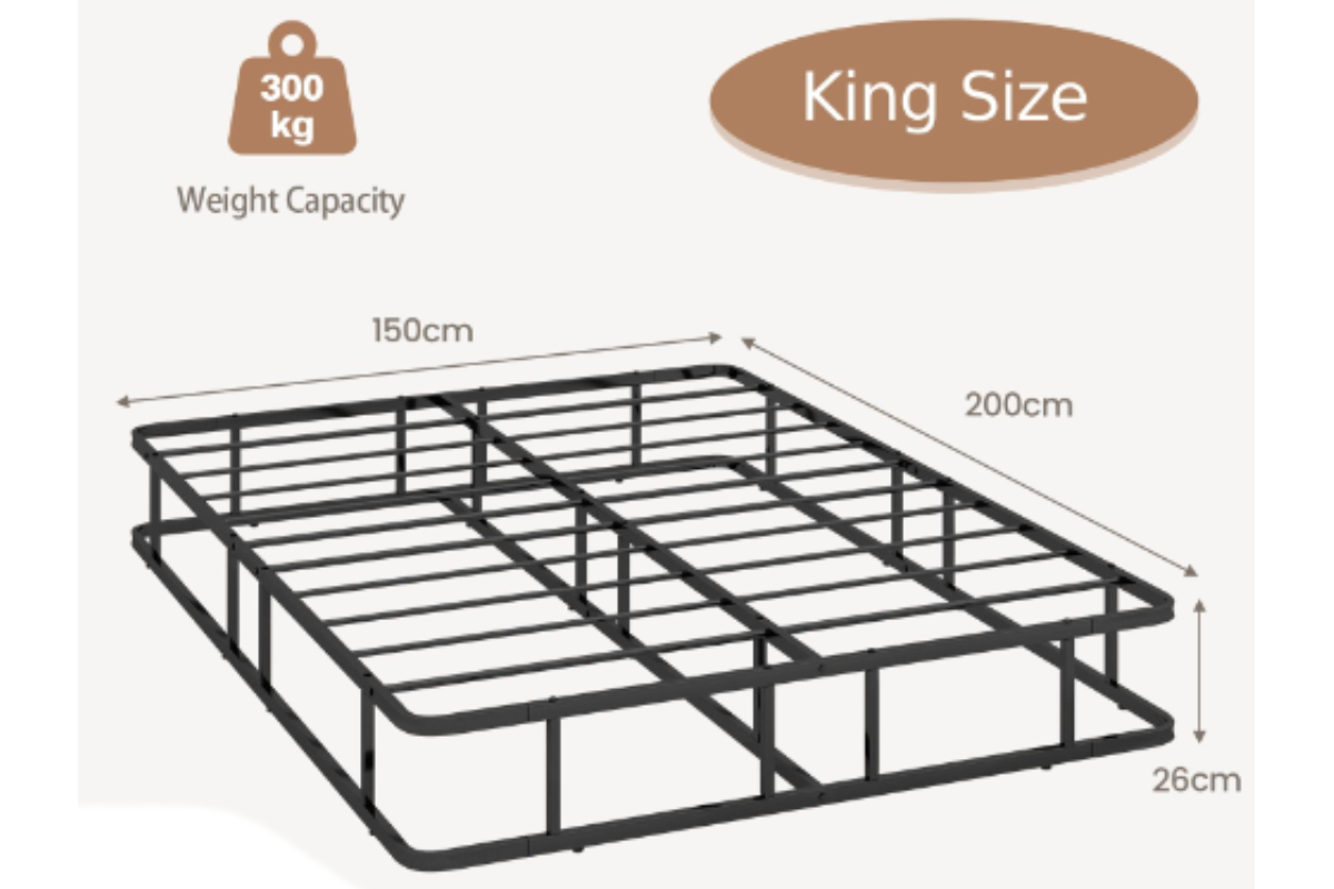 King size online metal platform frame