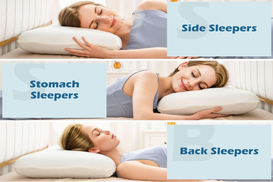 Soft Cool Gel Memory Foam Pillow 2 Pack Suits All Sleepers